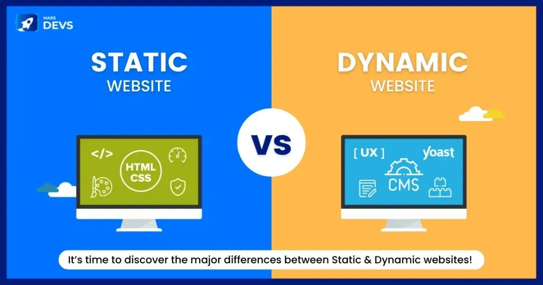 Static Vs Dynamic Website - Major Differences You Must Know