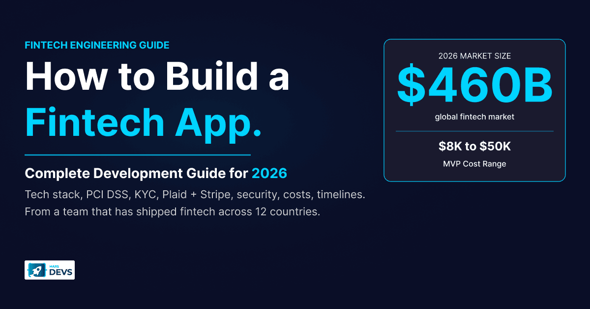 How to Build a Fintech App: Complete Development Guide for 2026